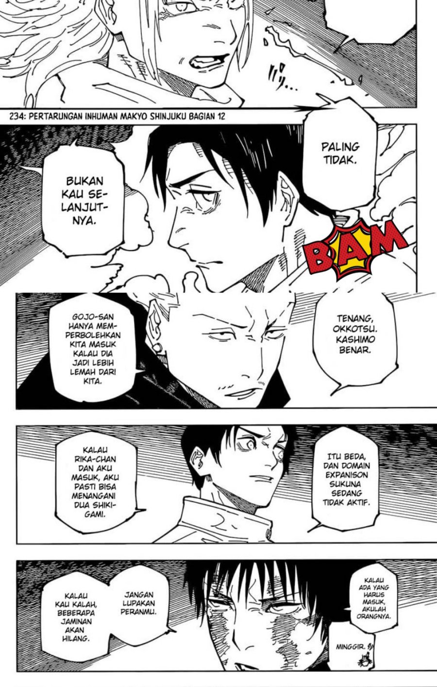 Manga Jujutsu Kaisen Chapter 234 gambar 2