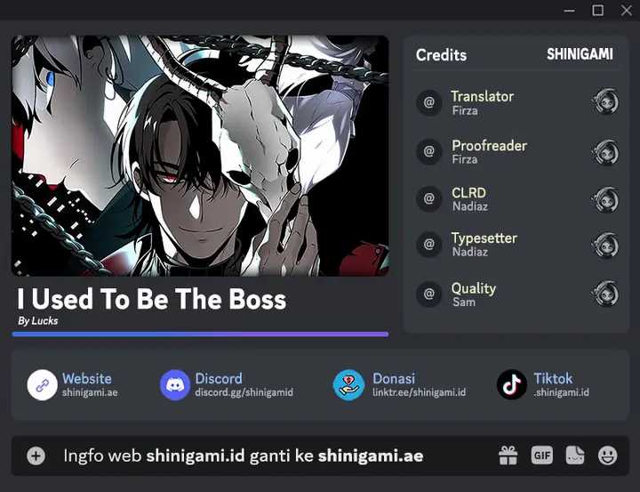 Komik I Used To Be The Boss Chapter 48 gambar 1