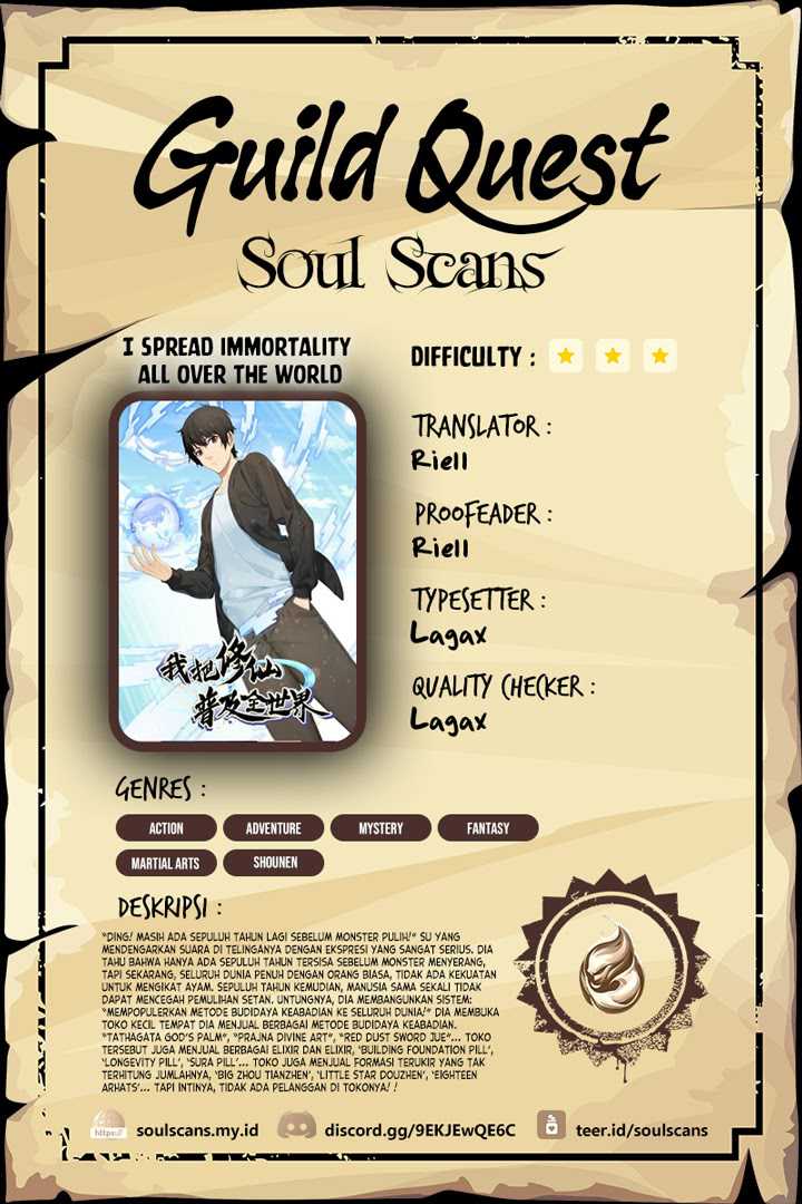 Komik I Spread Immortality All Over The World Chapter 20 gambar 1