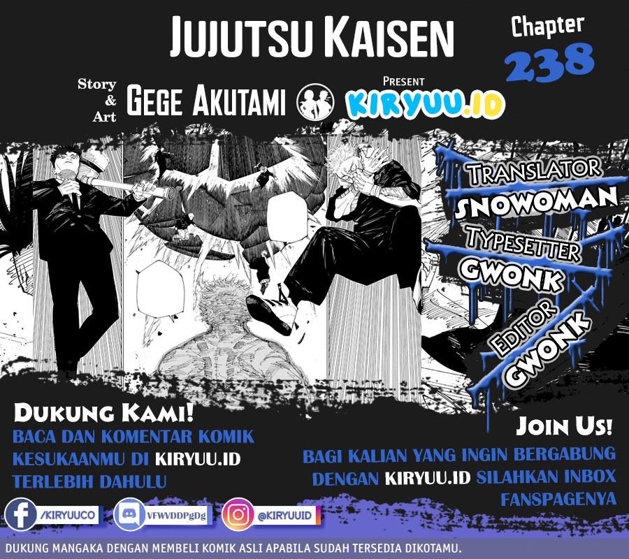 Komik Jujutsu Kaisen Chapter 238 gambar 1