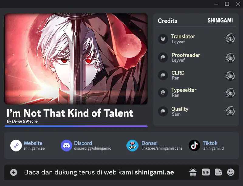 Komik I’m Not That Kind of Talent Chapter 59 gambar 1