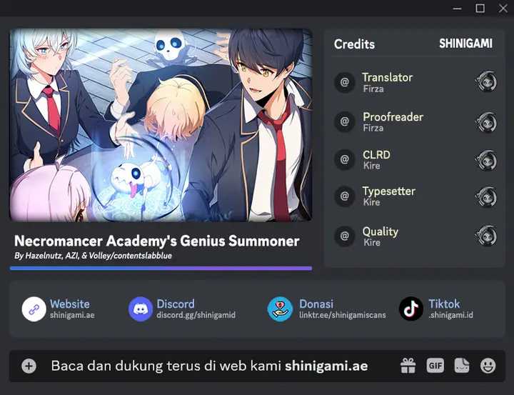 Komik Necromancer Academy’s Genius Summoner Chapter 05 gambar 1