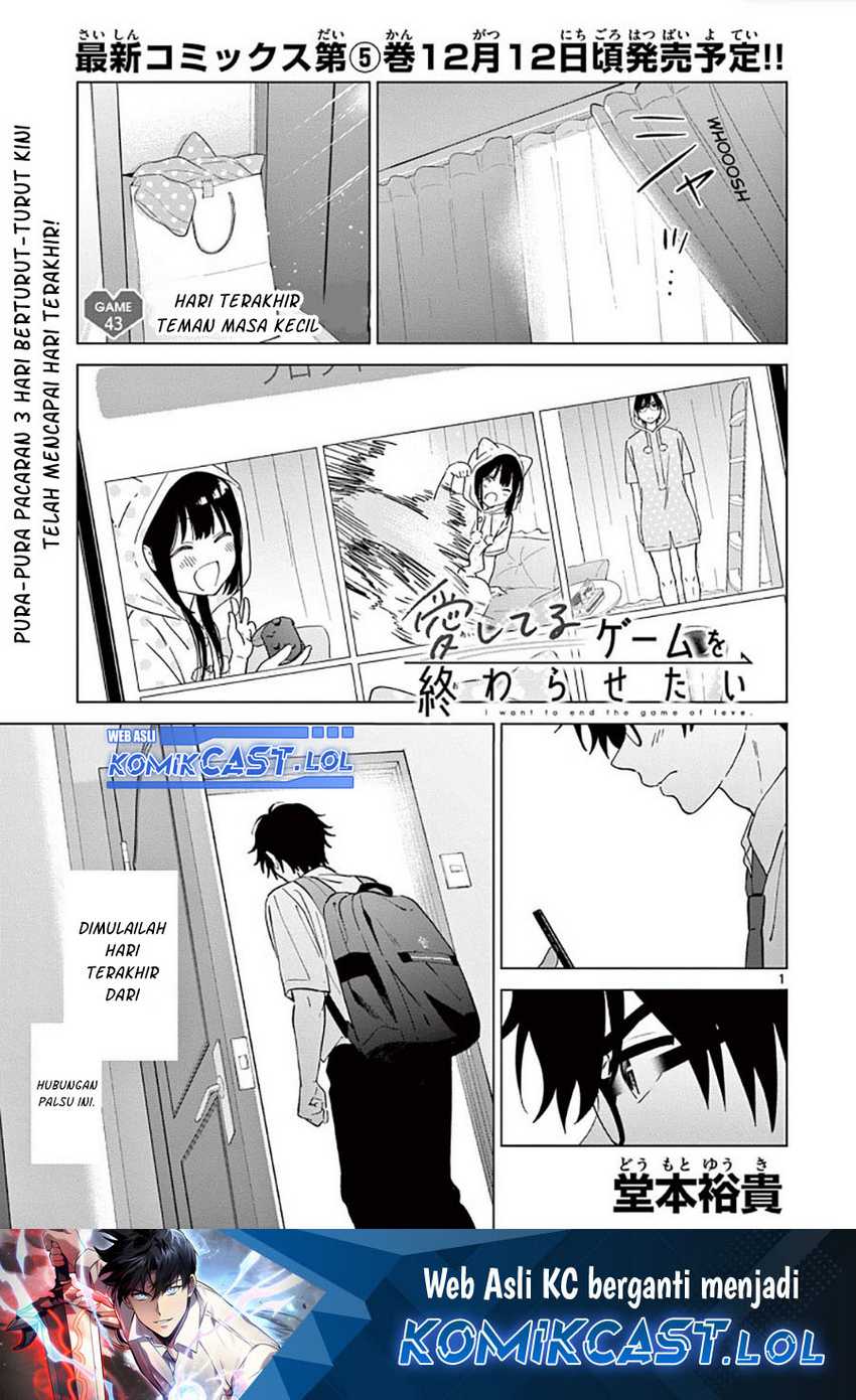 Manga Aishiteru Game wo Owarasetai Chapter 43 gambar 2
