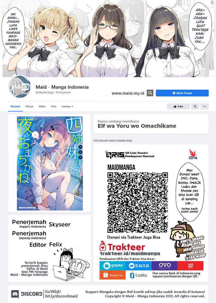 Manga Yonshimai wa Yoru wo Omachikane Chapter 20 gambar 2