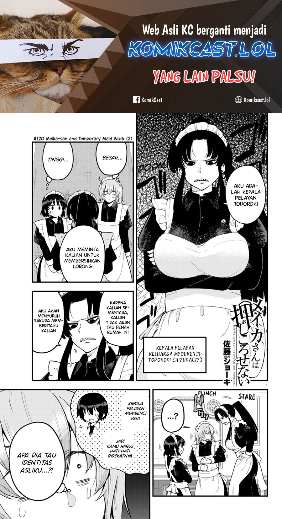 Manga Meika-san Can’t Conceal Her Emotions Chapter 120 gambar 2