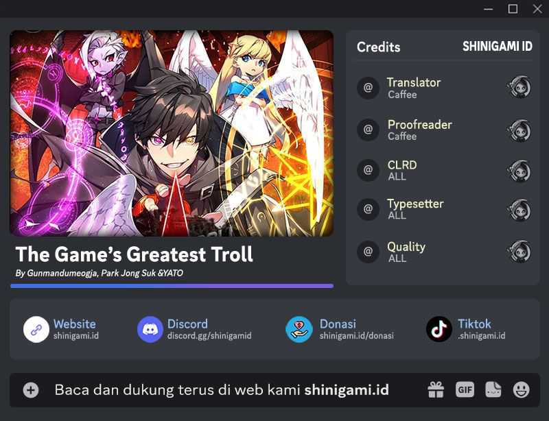 Komik The Game’s Top Troll Chapter 68 gambar 1