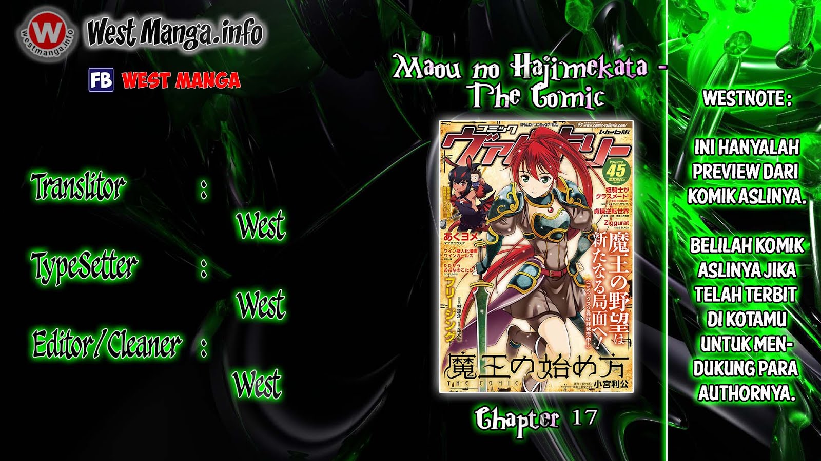 Manga Maou no Hajimekata Chapter 17 gambar 2