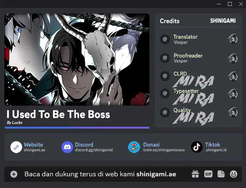 Komik I Used To Be The Boss Chapter 62 gambar 1