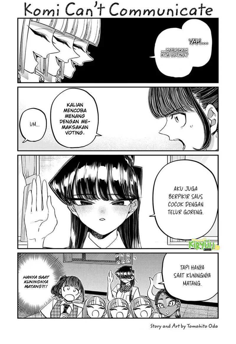 Manga Komi-san wa Komyushou Desu Chapter 441 gambar 2