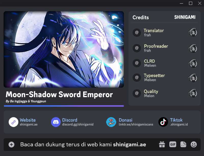 Komik Moon-Shadow Sword Emperor Chapter 82 gambar 1
