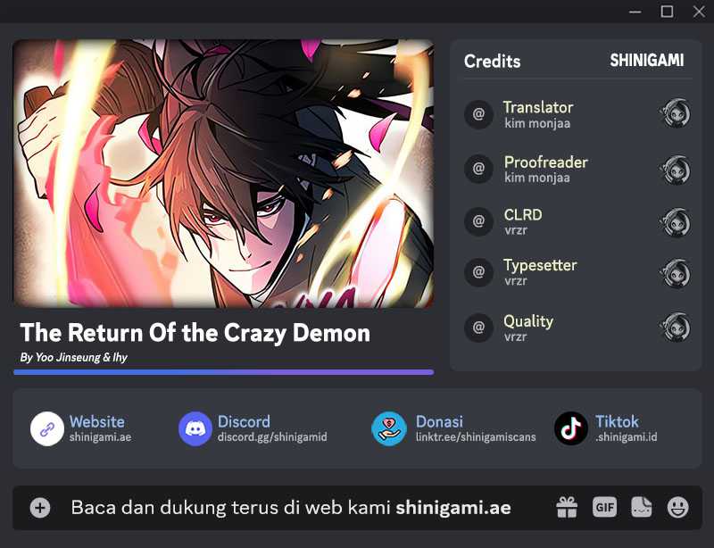 Komik Return of the Mad Demon Chapter 119 gambar 1