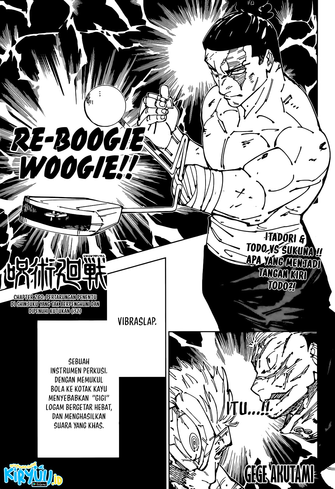 Manga Jujutsu Kaisen Chapter 260 gambar 2