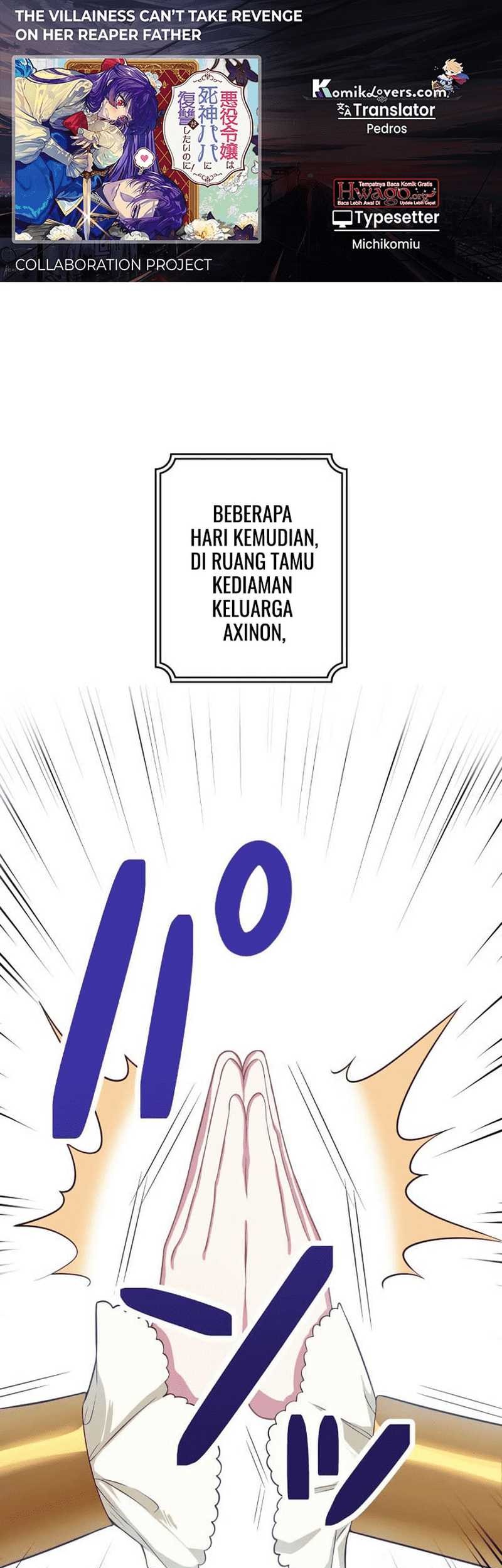 Komik The Villainess Can’t Take Revenge on Her Reaper Father Chapter 04 gambar 1