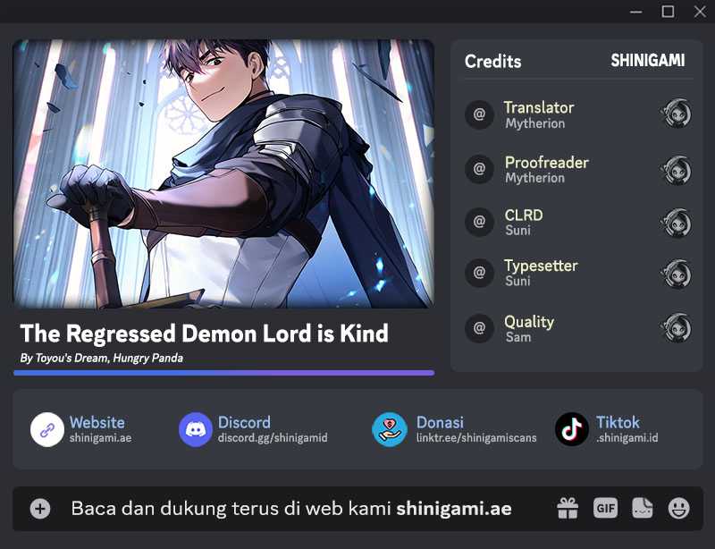 Komik The Regressed Demon Lord Is Kind Chapter 33 gambar 1