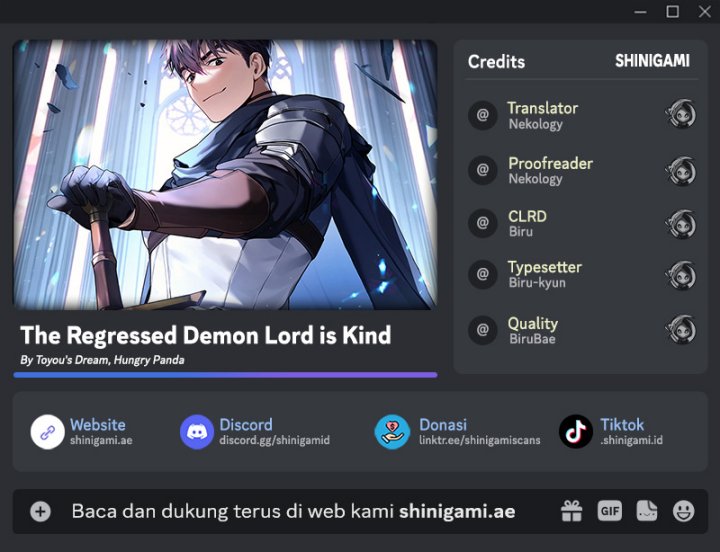 Komik The Regressed Demon Lord Is Kind Chapter 15 gambar 1