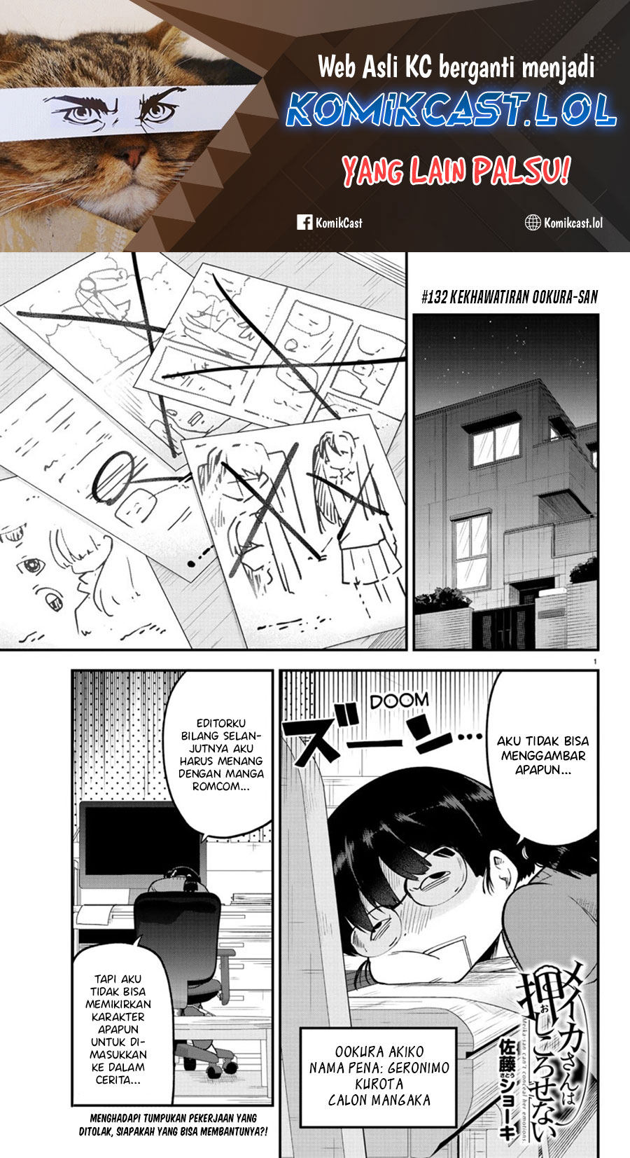 Manga Meika-san Can’t Conceal Her Emotions Chapter 132 gambar 2