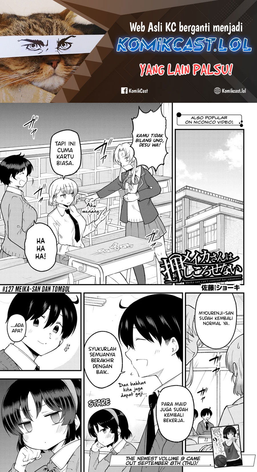 Manga Meika-san Can’t Conceal Her Emotions Chapter 127 gambar 2