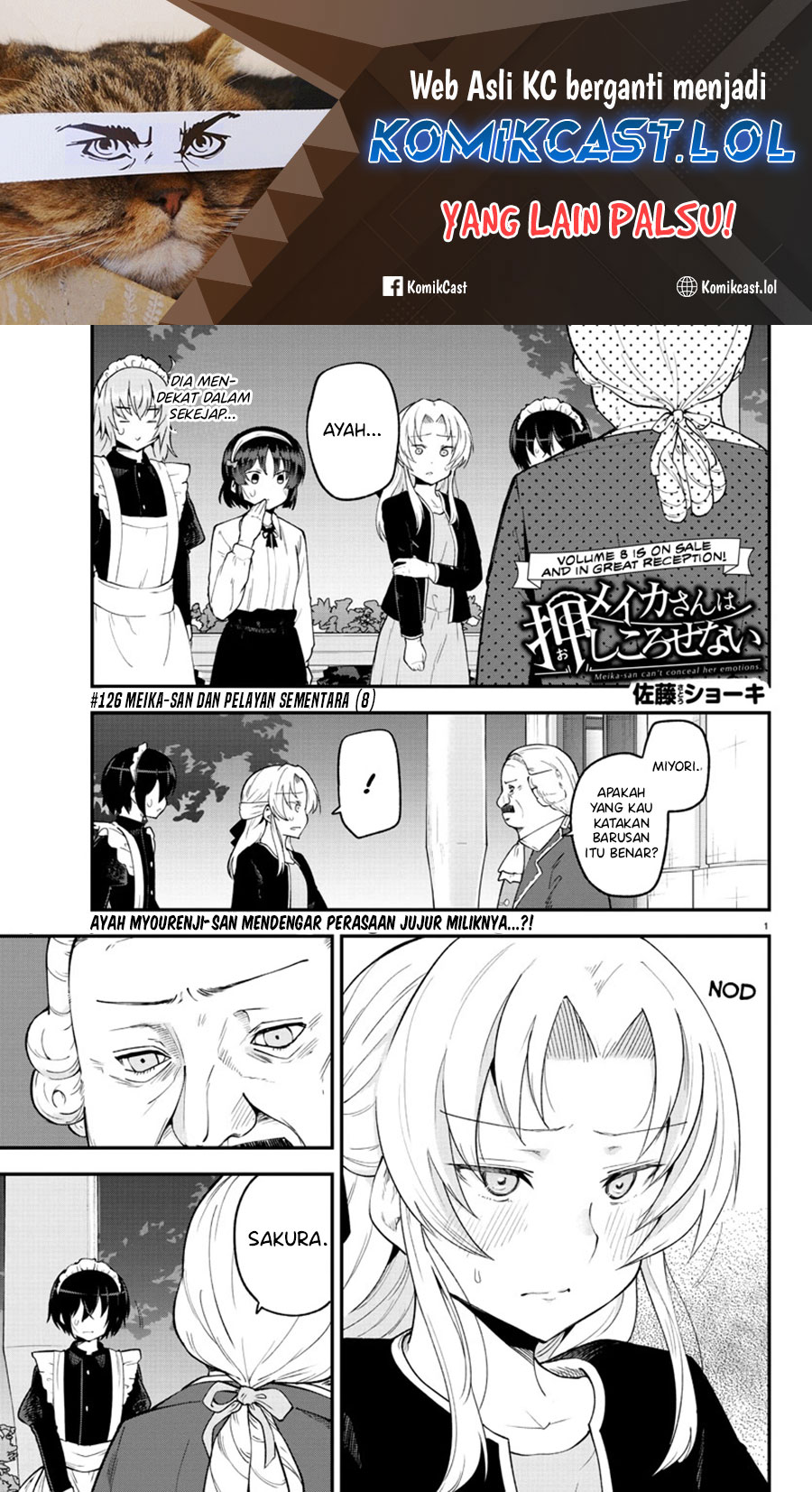 Manga Meika-san Can’t Conceal Her Emotions Chapter 126 gambar 2