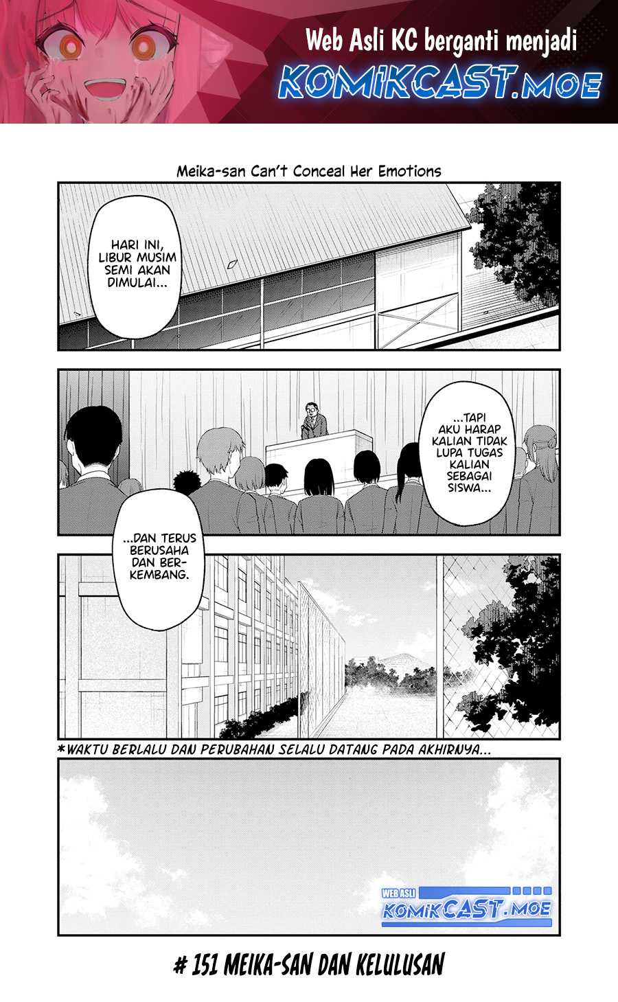 Manga Meika-san Can’t Conceal Her Emotions Chapter 151 gambar 2