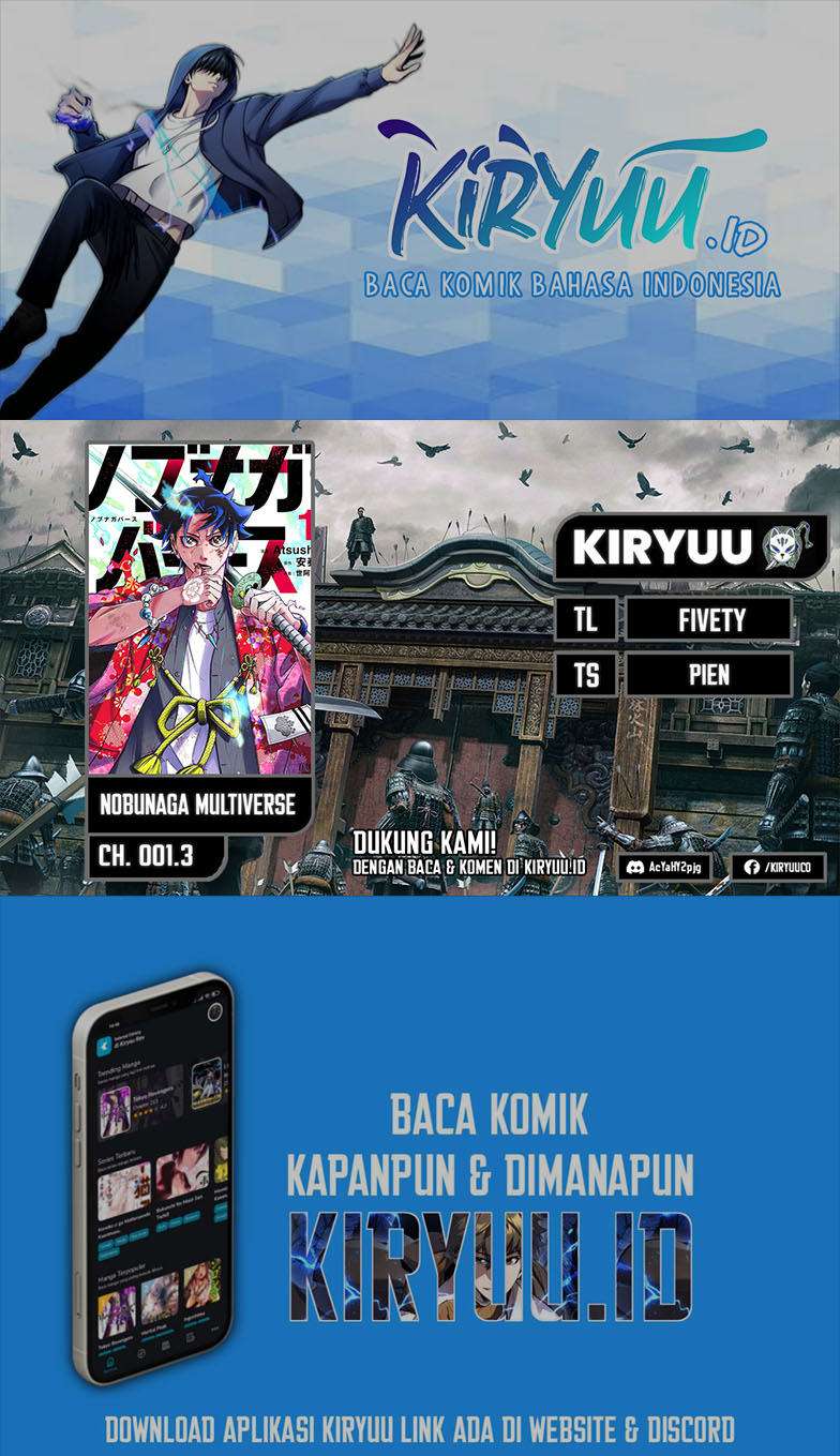 Komik Nobunaga Multiverse Chapter 01.3 gambar 1