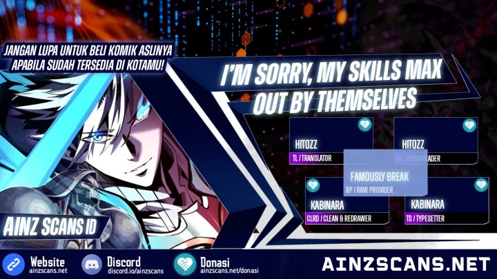 Komik I’m Sorry, My Skills Max Out by Themselves Chapter 11 gambar 1