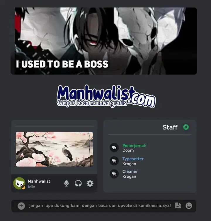 Komik I Used To Be The Boss Chapter 92 gambar 1