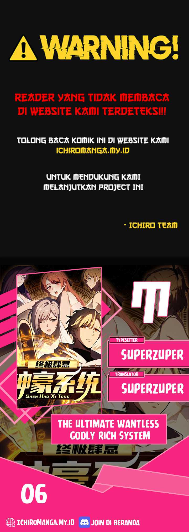 Komik The Ultimate Wantless Godly Rich System Chapter 06 gambar 1