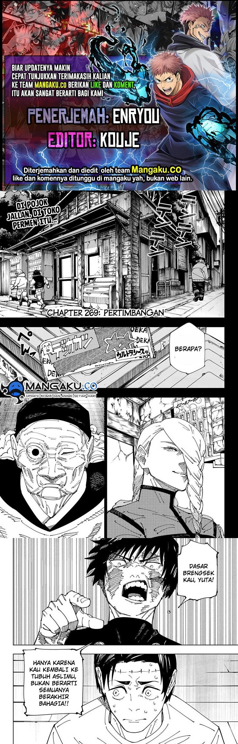 Komik Jujutsu Kaisen Chapter 269 gambar 1