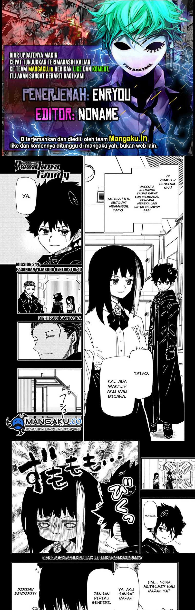 Komik Mission: Yozakura Family Chapter 244 gambar 1