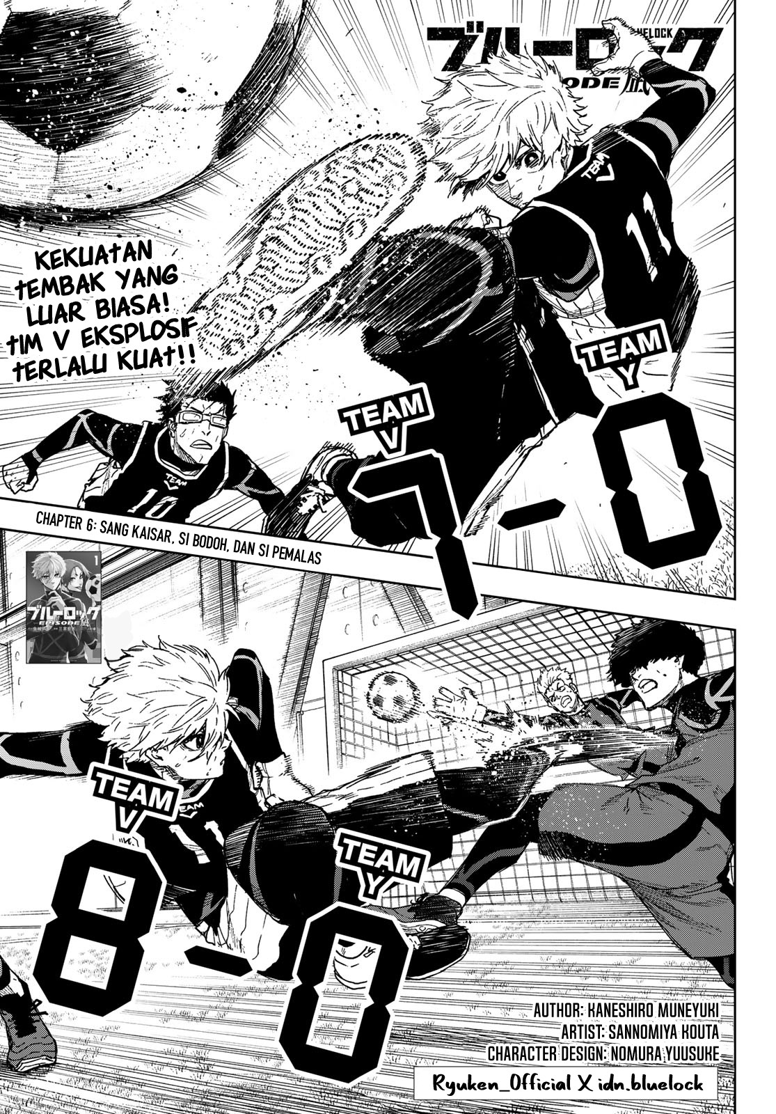 Komik Blue Lock: Episode Nagi Chapter 06 gambar 1