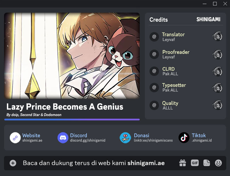 Komik Lazy Prince Becomes a Genius Chapter 121 gambar 1
