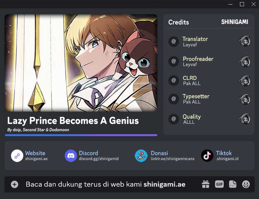 Komik Lazy Prince Becomes a Genius Chapter 123 gambar 1
