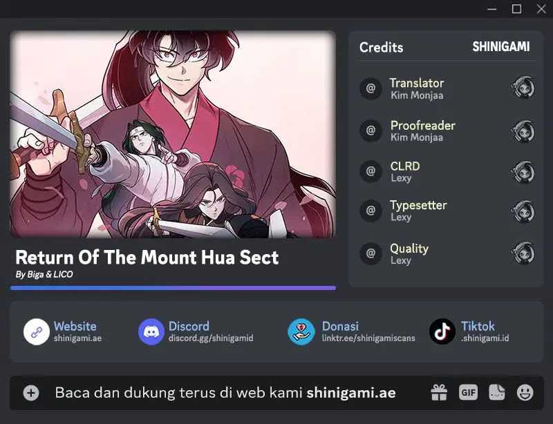Komik Return of the Flowery Mountain Sect Chapter 152 gambar 1