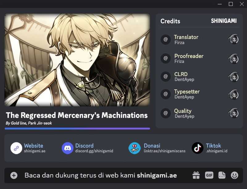 Komik The Regressed Mercenary’s Machinations Chapter 02 gambar 1