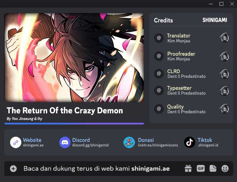 Komik Return of the Mad Demon Chapter 140 gambar 1