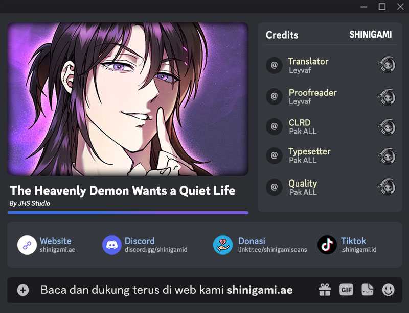 Komik The Heavenly Demon Wants A Quiet Life Chapter 7 gambar 1