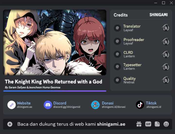Komik The Knight King Who Returned with a God Chapter 100 gambar 1
