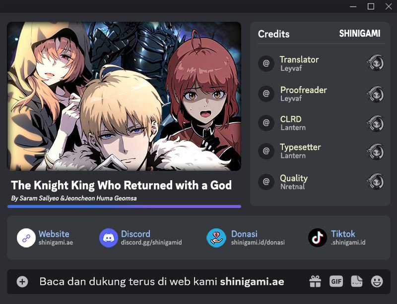 Komik The Knight King Who Returned with a God Chapter 102 gambar 1