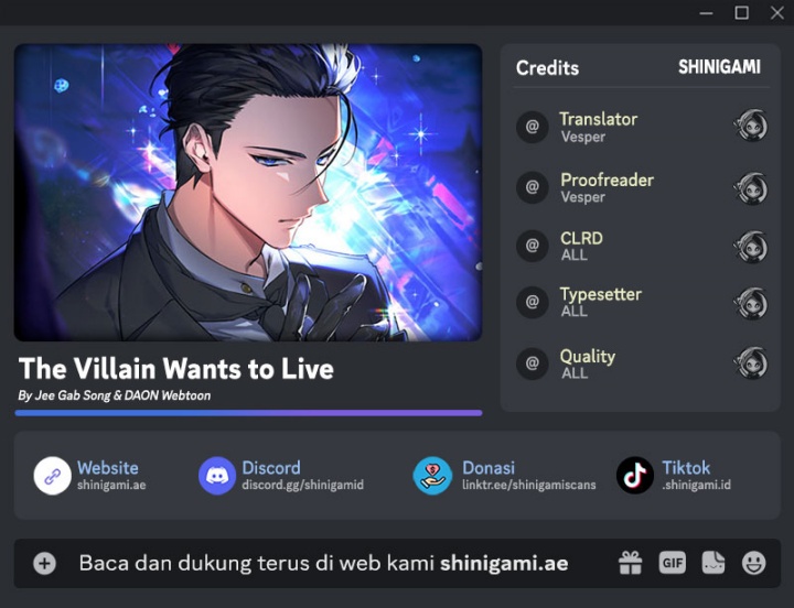 Komik The Villain Wants To Live Chapter 24 gambar 1