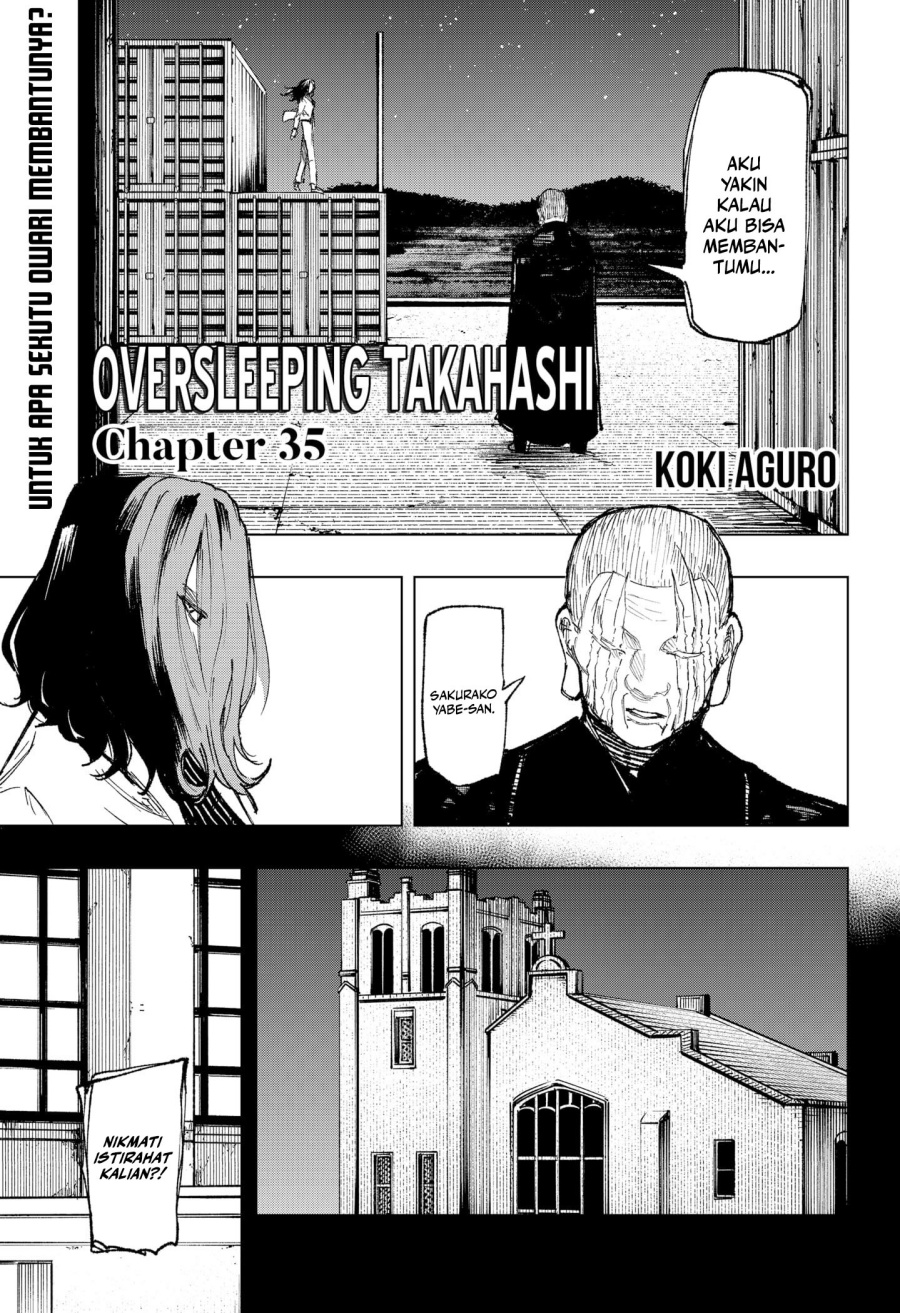 Manga Oversleeping Takahashi Chapter 35 gambar 2