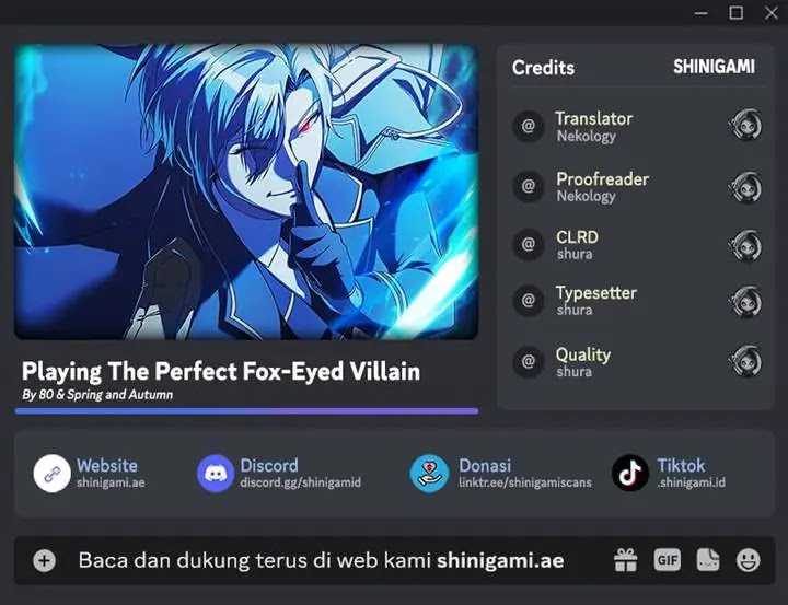 Komik Playing The Perfect Fox-Eyed Villain Chapter 07 gambar 1