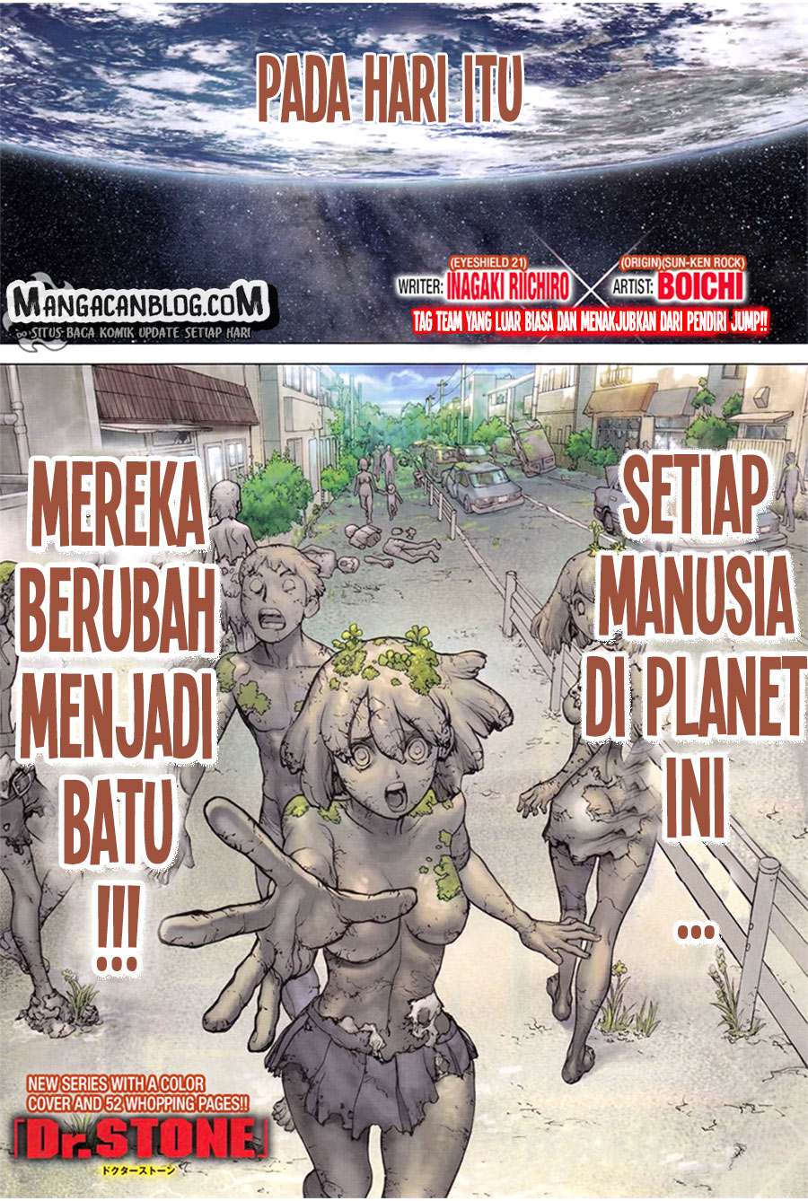 Komik Dr. Stone Chapter 01 gambar 1