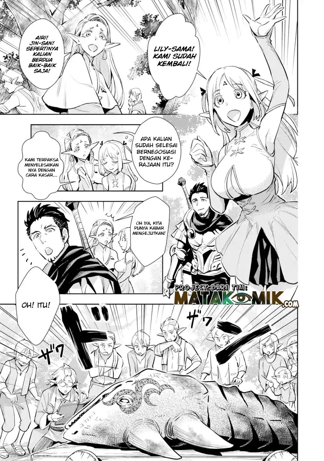 Manga The Ultimate Middle-Aged Hunter Travels to Another World ~This Time, He Wants to Live a Slow and Peaceful Life~ Chapter 4.2 gambar 2