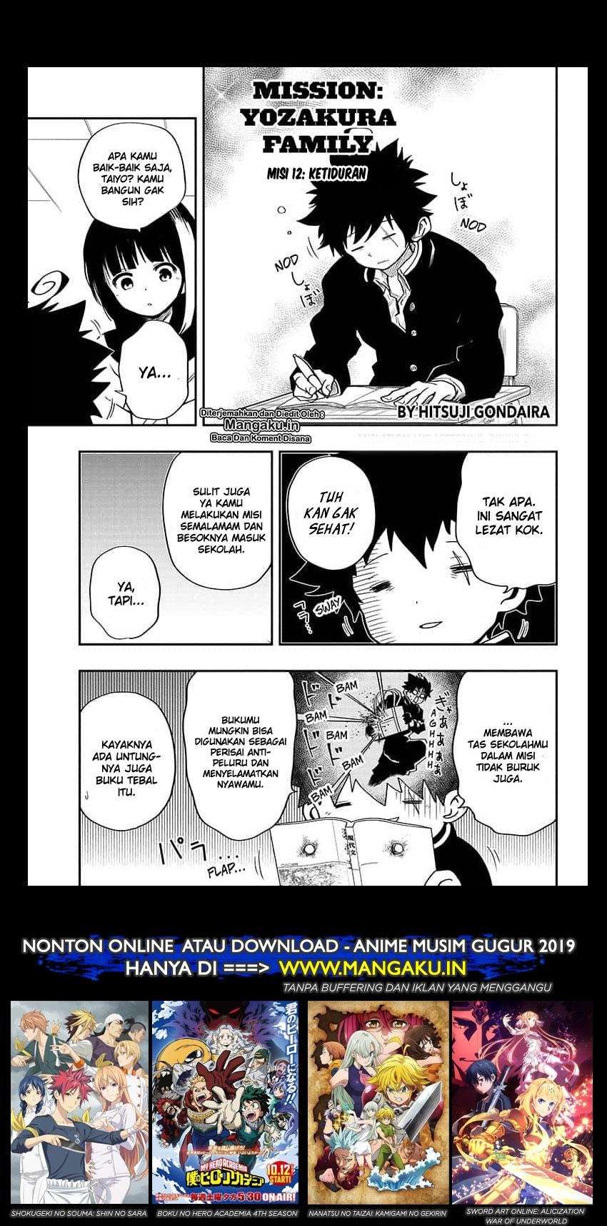 Komik Mission: Yozakura Family Chapter 12 gambar 1