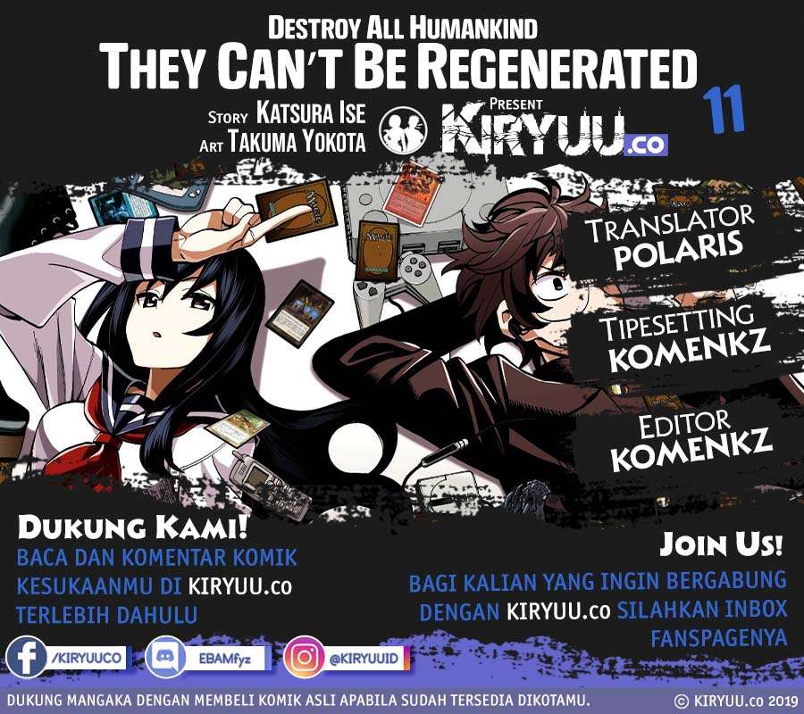 Komik Destroy All Humankind. They Can’t Be Regenerated Chapter 11 gambar 1