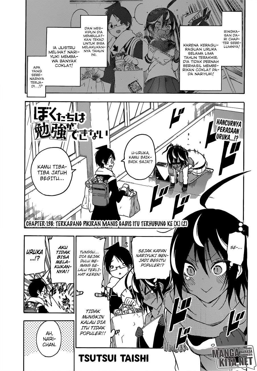 Manga Bokutachi wa Benkyou ga Dekinai Chapter 138 gambar 2