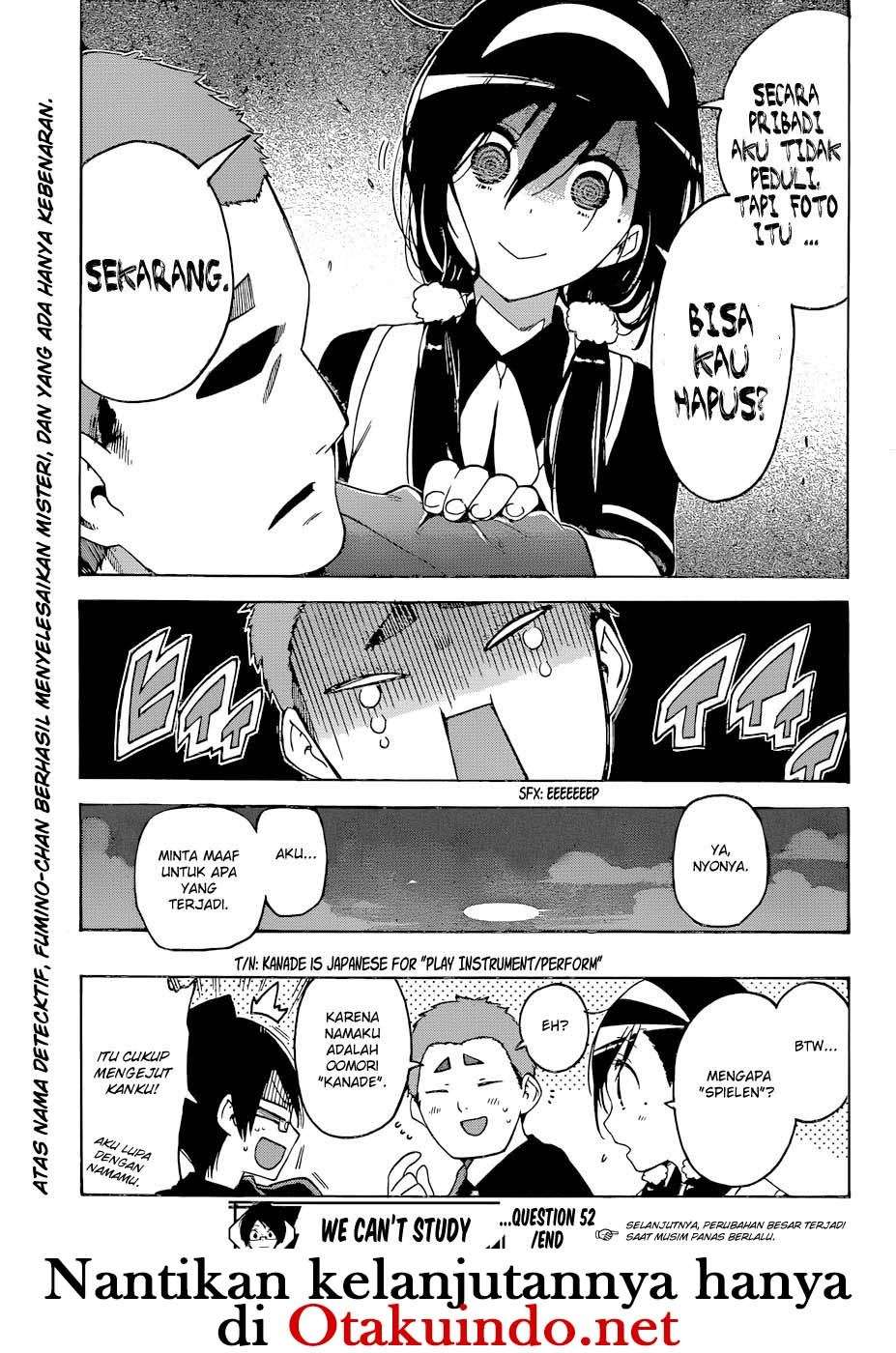 Bokutachi wa Benkyou ga Dekinai Chapter 52 Gambar 19