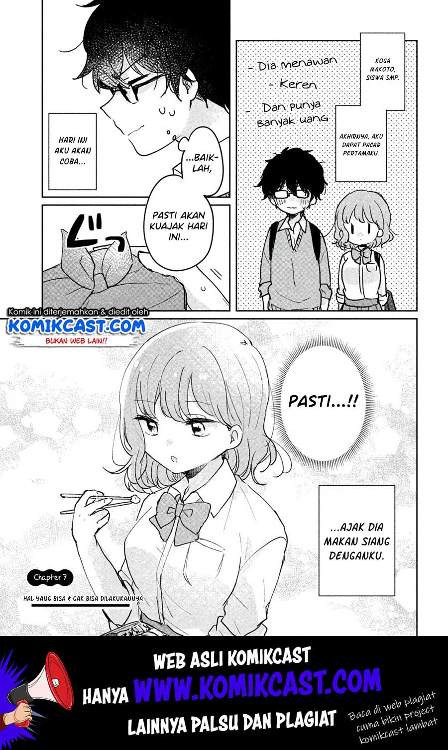 Manga It’s Not Meguro-san’s First Time Chapter 7 gambar 2