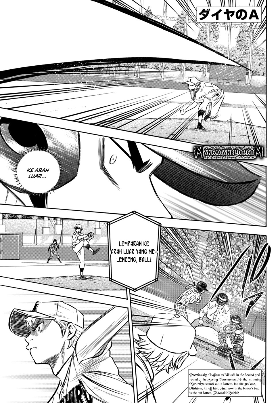 Manga Diamond no Ace Act 2 Chapter 18 gambar 2