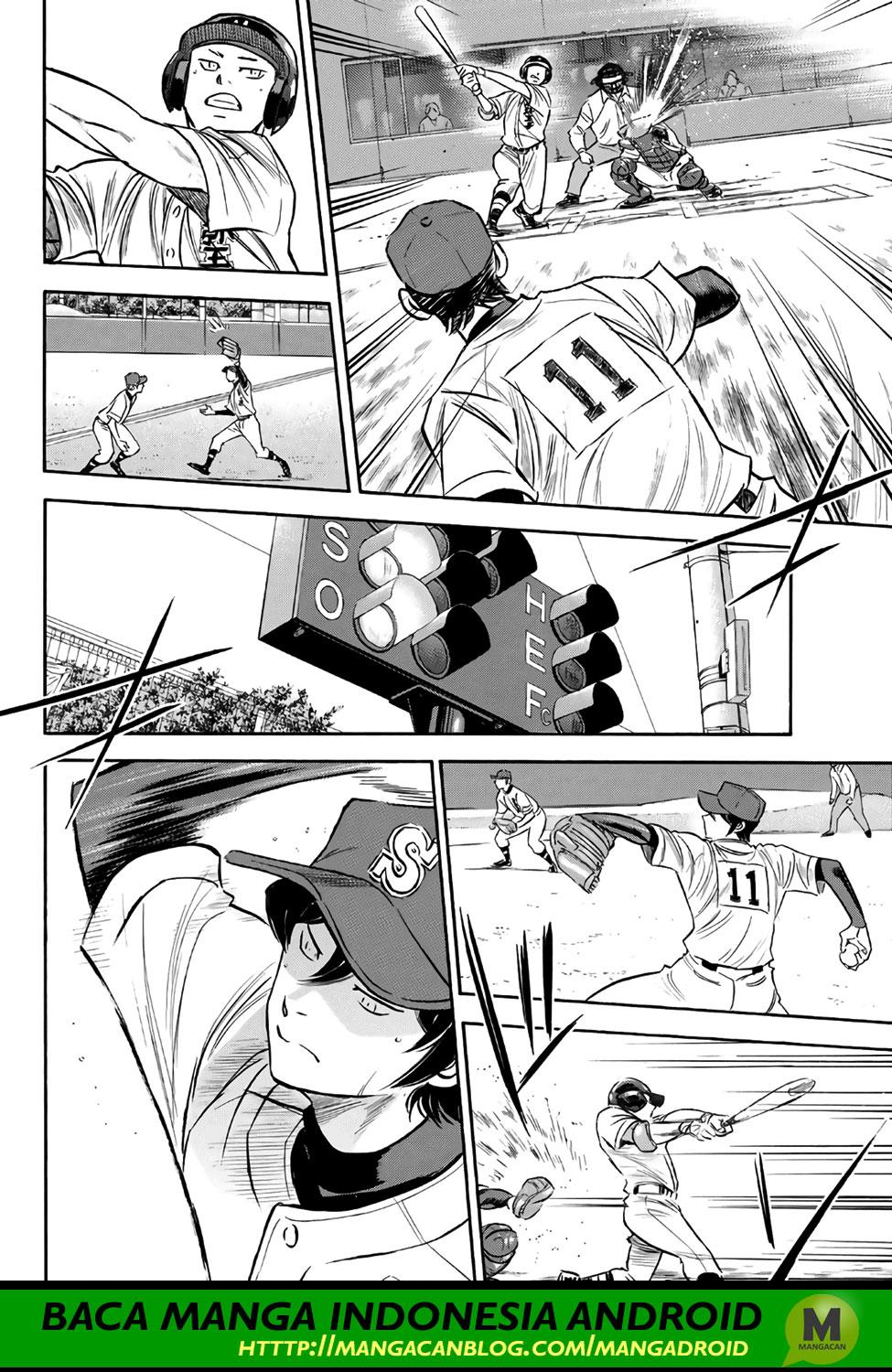 Manga Diamond no Ace Act 2 Chapter 162 gambar 2